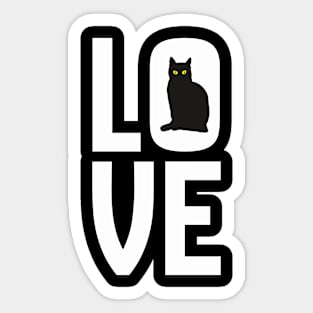 LOVE CATS Sticker